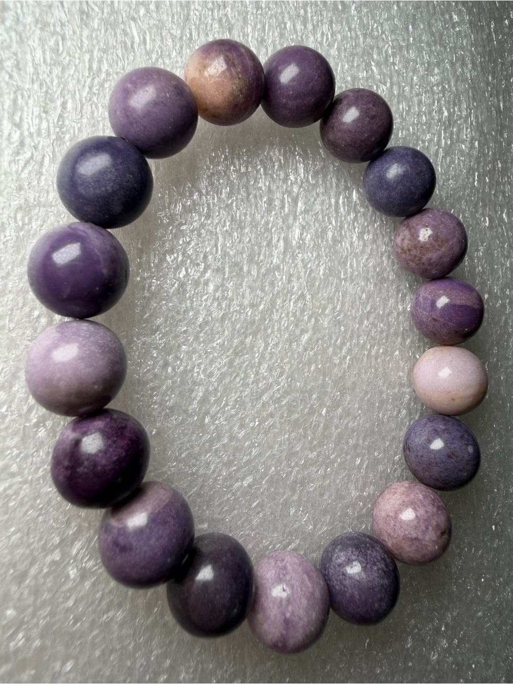 Beautiful 11MM Sugi Fluorite Natural Crystal Bracelet